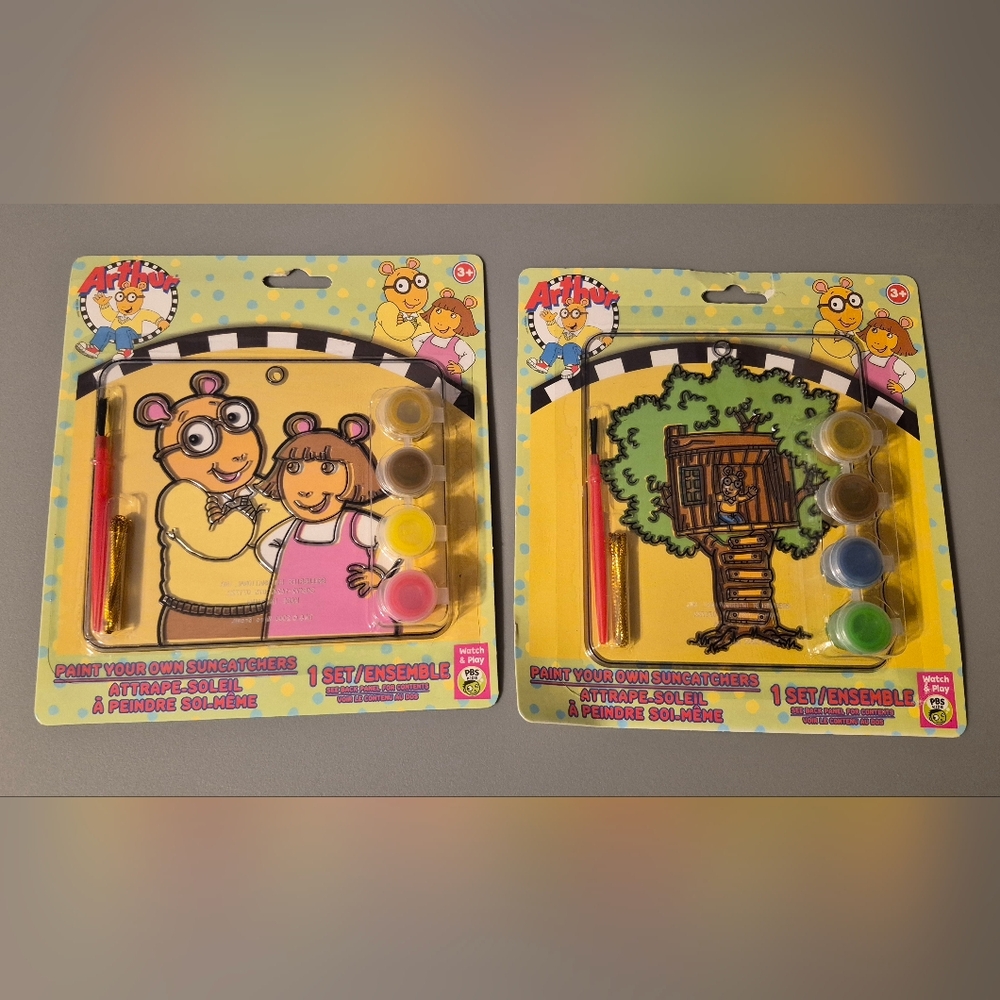 PBS Kids Arthur Paint Your Own Suncatchers Set